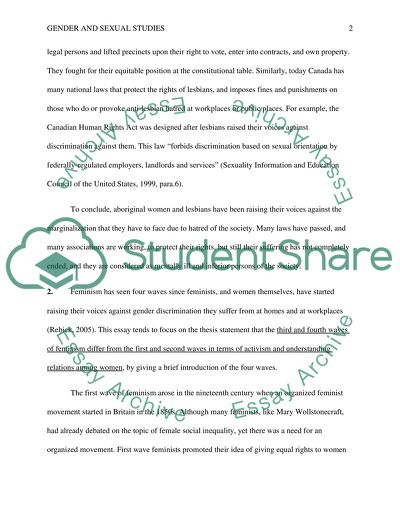 Aboriginal Women and Lesbians