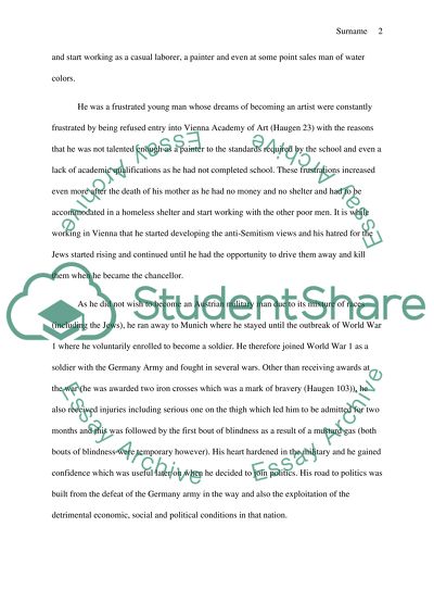 Some of Hitlers Reminding Things He Did