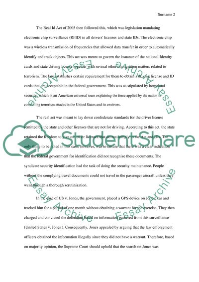 Electronic Chip Surveillance