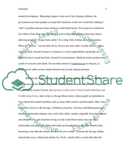 Aldous Huxleys Brave New World