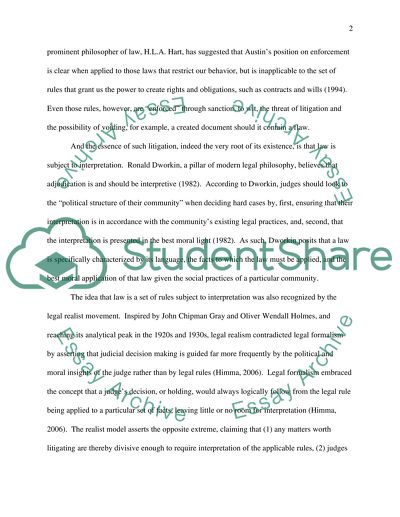 Defining Law, Ronald Dworkin