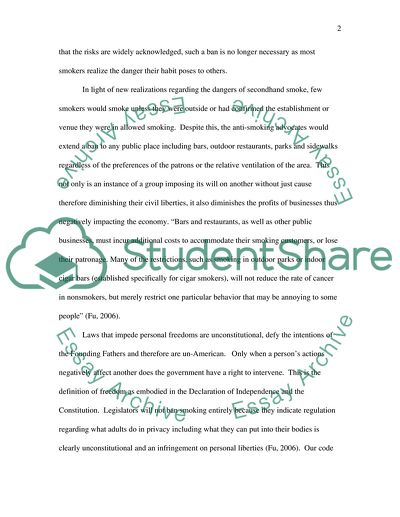 Smoking and Its Affects on Americans