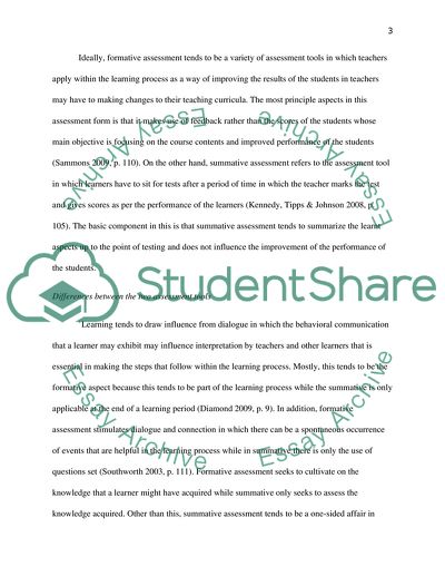The Role of Assessment in Teaching and Learning Mathematics