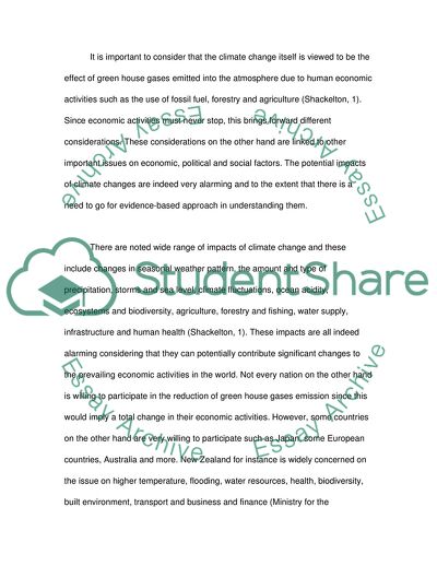 Reflections on Climate Change