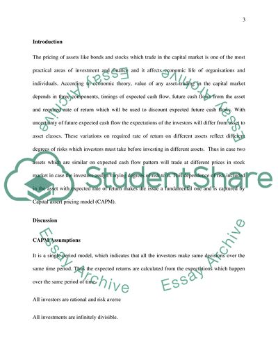 The Capital Asset Pricing Model:Theory and Evidence