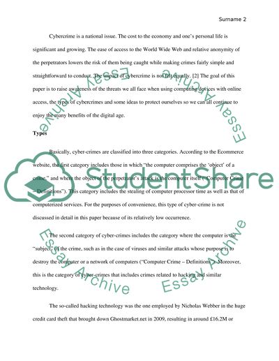 Cyber-crime: Its History, Types, Methods and the Effects on Networks and Users