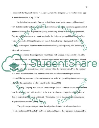 Criminal Laws and Law of Tort