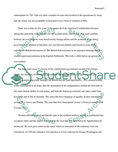 History of the United State of America