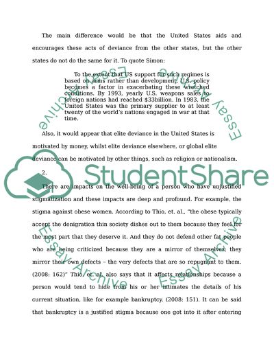 3 QUESTIONS IN CRIMINAL JUSTICE and deviance