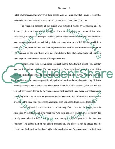 Slave Trade on the American Continent