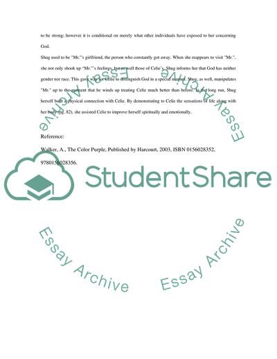 The Color Purple by Alice Walker