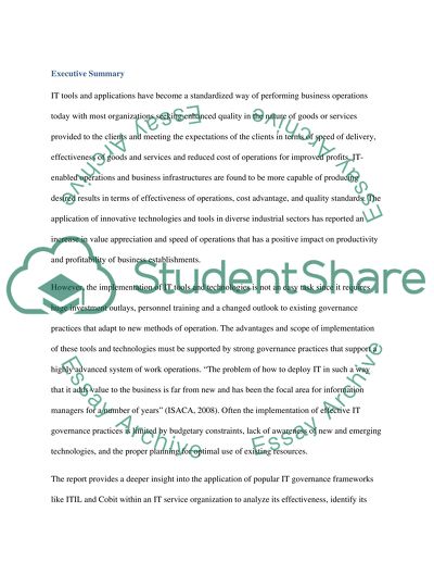 The Use of IT Strategies with Business Goals