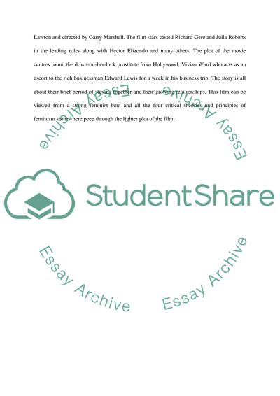 Feminist Analysis of the Film Pretty Woman