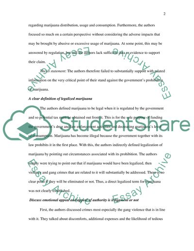 Stop the Violence: The Case Against Pot Prohibition