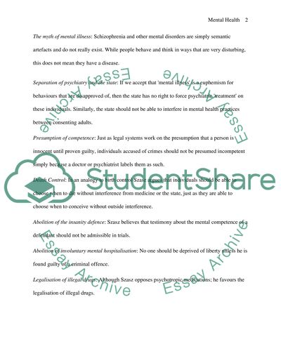 Is Stigmatization of the Mentally Ill Justified