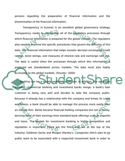 International Financial Institutions Role in Global Market Governance