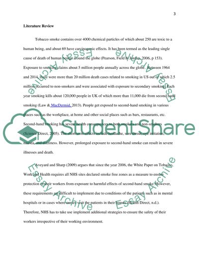 Nurses Risks and Health Conditions from Smoking