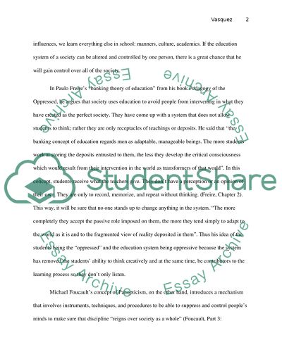 The Contribution of Education System to the Development a Dystopian Society