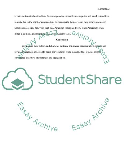 German Character Traits and Stereotypes