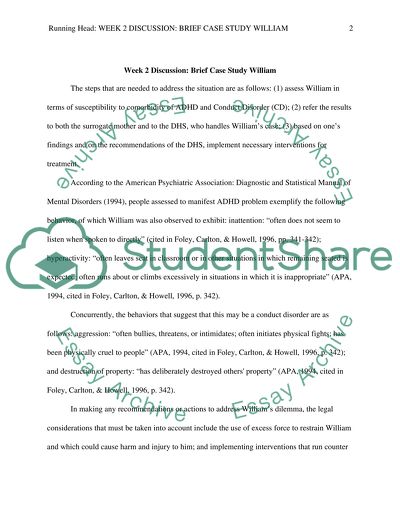 Diagnostic and Statistical Manual of Mental Disorders