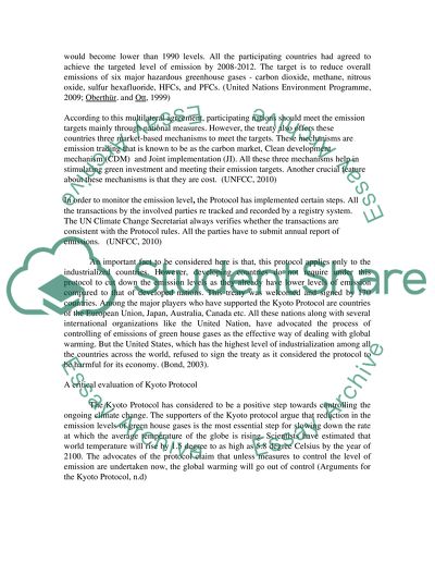 International Relations - Air Pollution