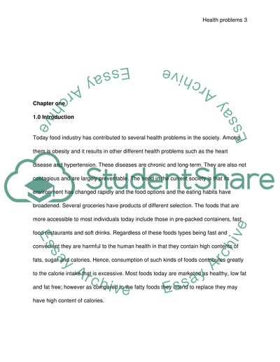 Human Health and Food Industry