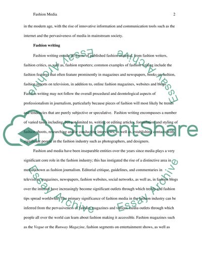 Fashion Media: Vogue Magazine