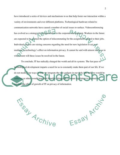 Summary of Chapter 3: Information Technologies (ITs)