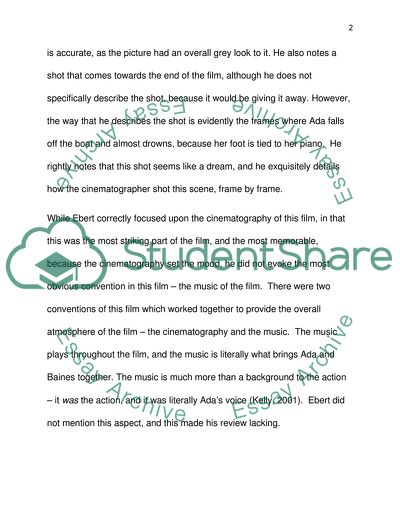 Cinematic Conventions