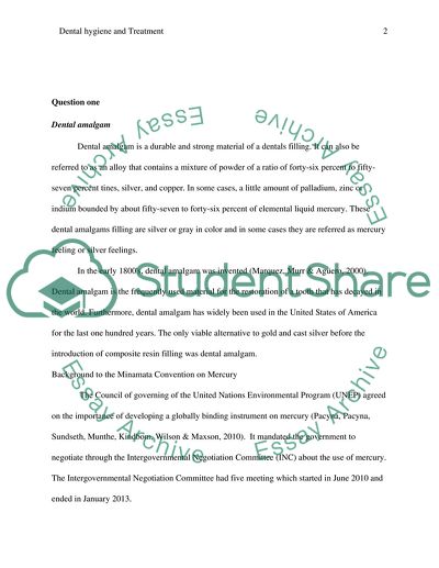 Dental Hygiene and Treatment