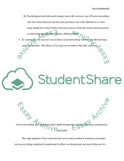 Social Networking Sites Negatively Effect Adults through the Windows of Privacy, Productivity, and Health