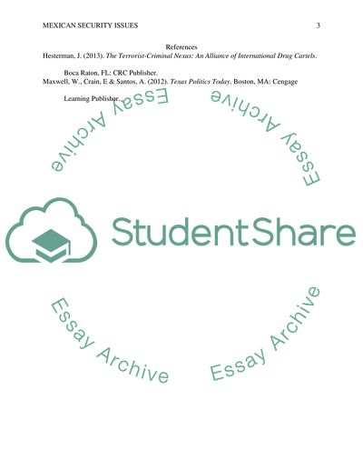 Mexican Security Issues