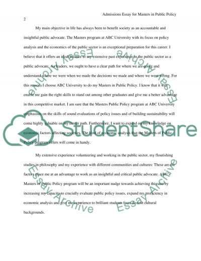 Custom admissions essay masters program