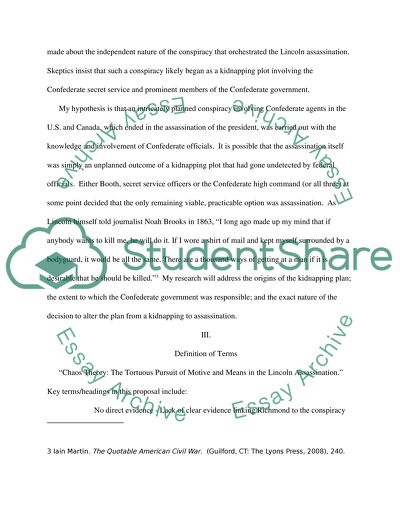 The Tortuous Pursuit of Motive and Means in the Lincoln Assassination