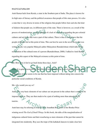 Negotiations with Multiculturalism in a Globalized World