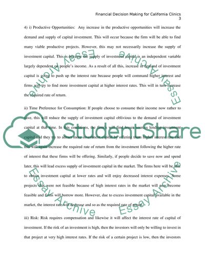 Financial Decision-Making for California Clinics