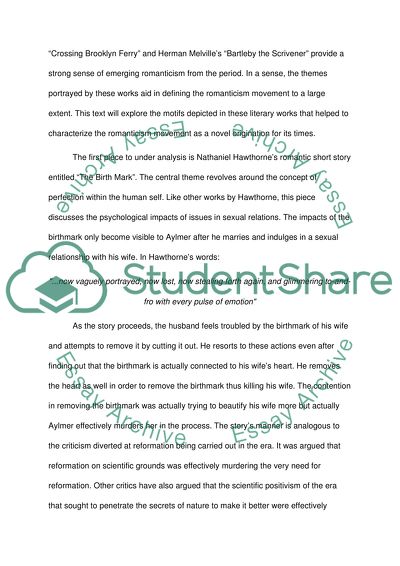 College Pressures Essay Romanticism Literature Essay College Essays Online also Argumentative Essay Example College Romanticism Literature Essay Example Topics And Well Written Letters From The Inside Essay