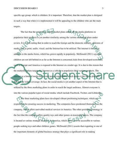 The Various Export Market Planning for Children Games and Toys