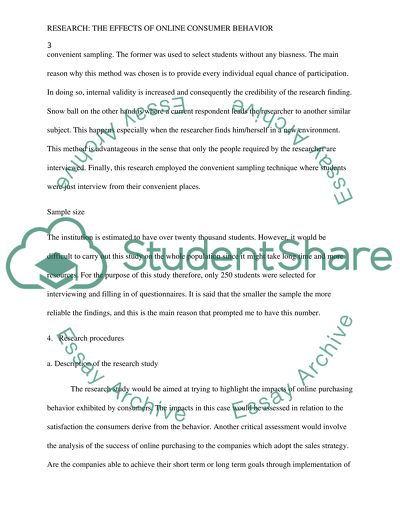 Consumer Behaviors Influenced by Internet Usage