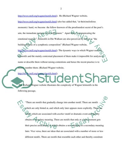 Music for the Stage (Wagner-Die Walkre)