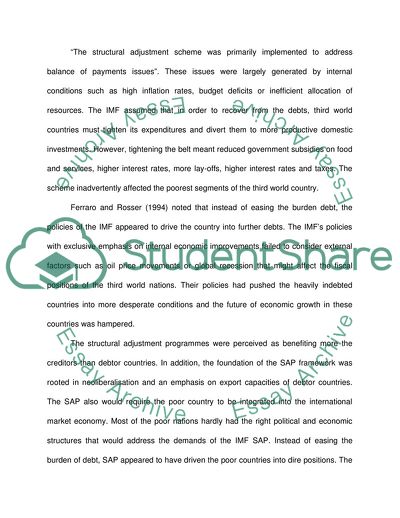 Structural adjustment thesis 08 picture