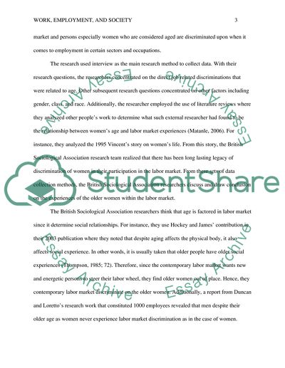 Work, Employment, and Society