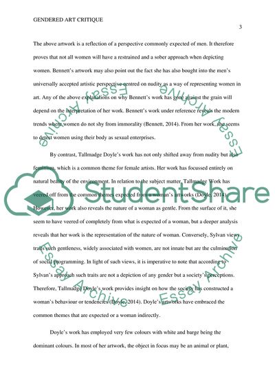 Gendered Art Critique