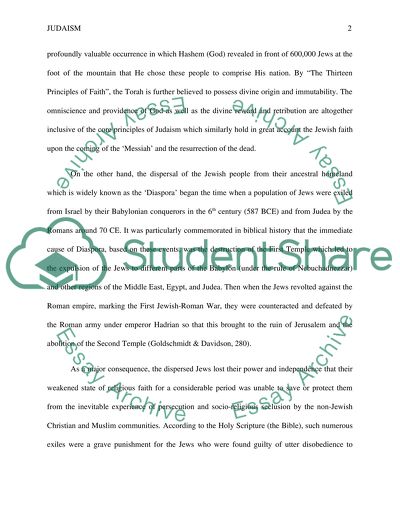 Key Religious Beliefs of Judaism