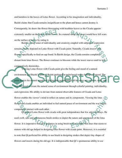 Chinese Painting- Qi Baishi