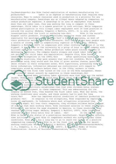 How Nike Fueled Exploitation of Workers Manufacturing its Products