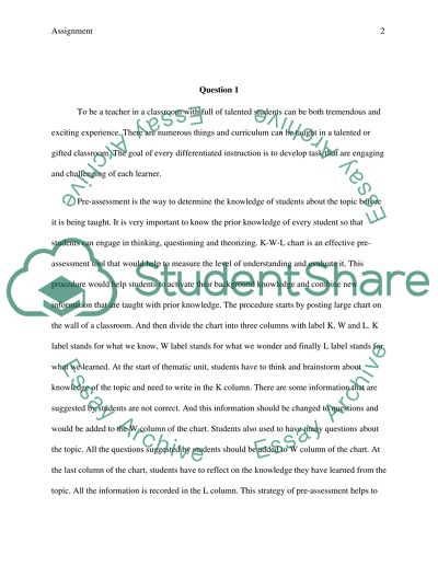 Differentiated instructional strategies in practice