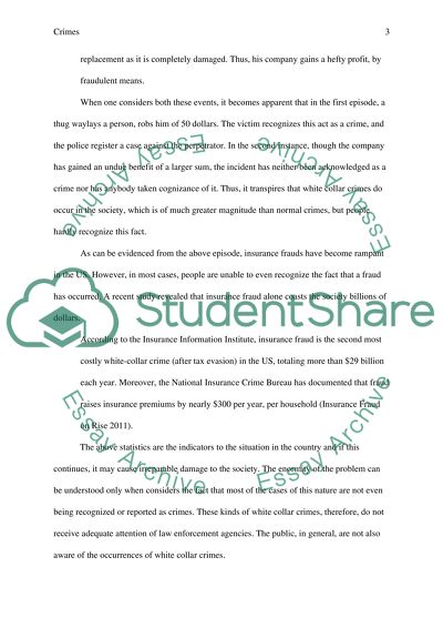 White Collar Criminals: The Street Thugs Uptown Cousins