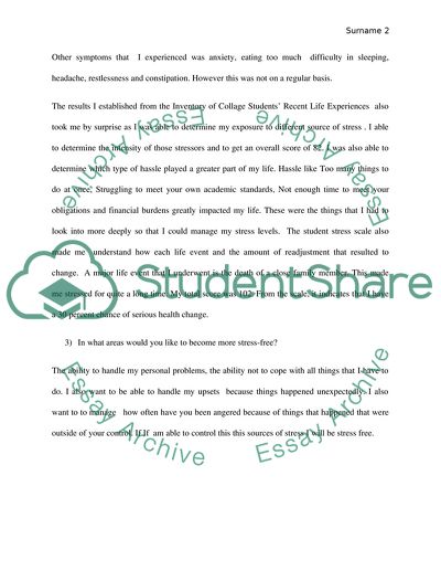 Do You Consider Yourself to Be Stressed