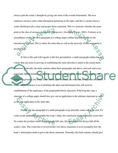 Principles for Outlining